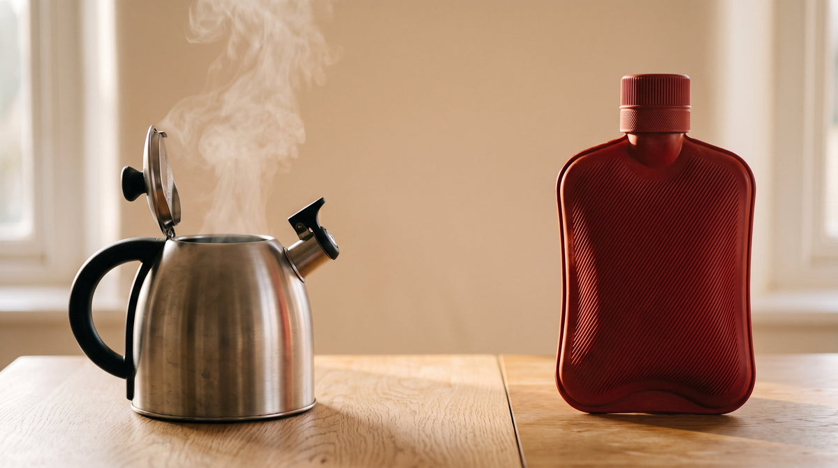 Quelle eau mettre dans une bouillotte : température, quantité, erreurs à éviter
