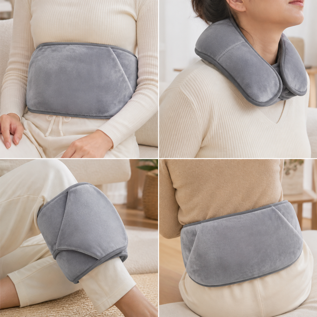 Bouillotte à housse enveloppante