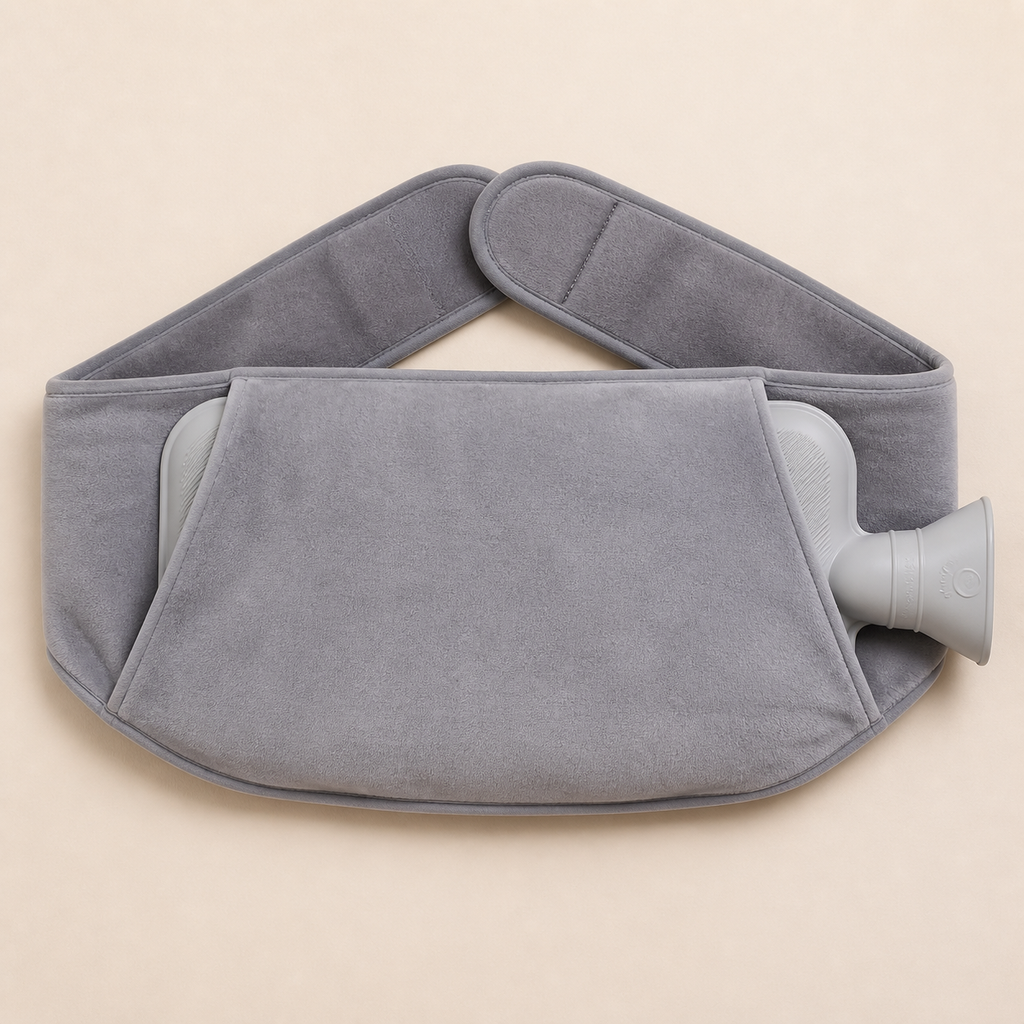 Bouillotte à housse enveloppante