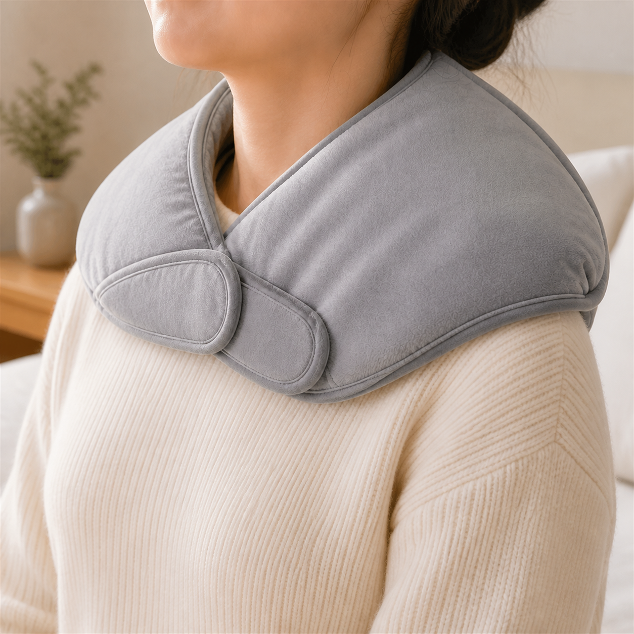 Bouillotte à housse enveloppante