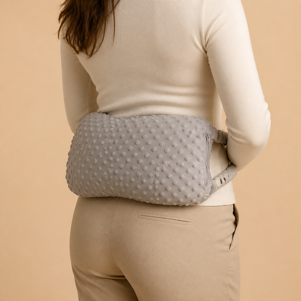 Bouillotte ceinture à sangles