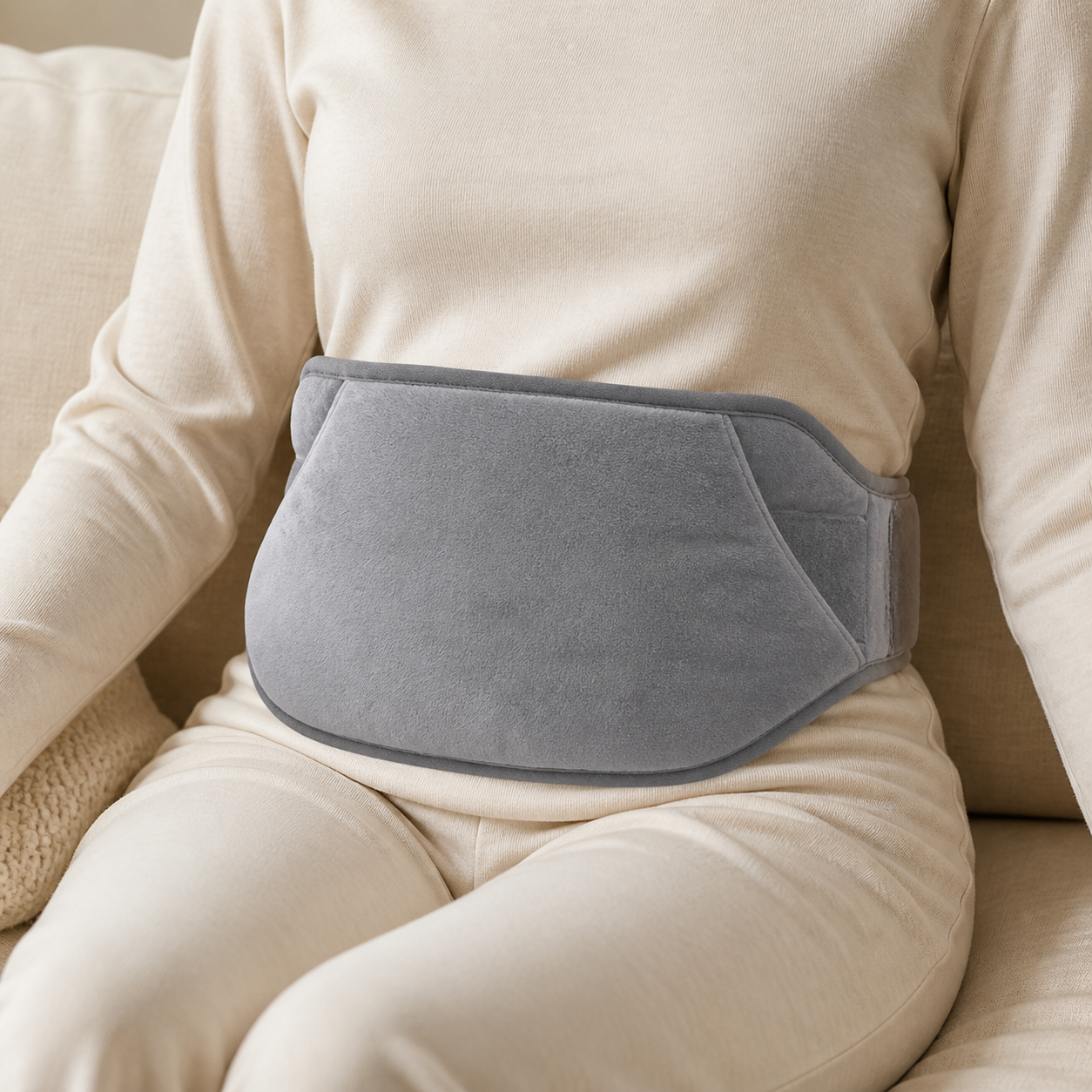 Bouillotte à housse enveloppante