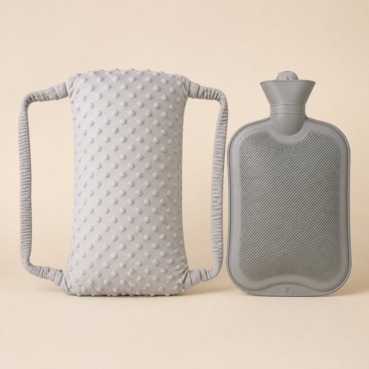 Bouillotte ceinture à sangles