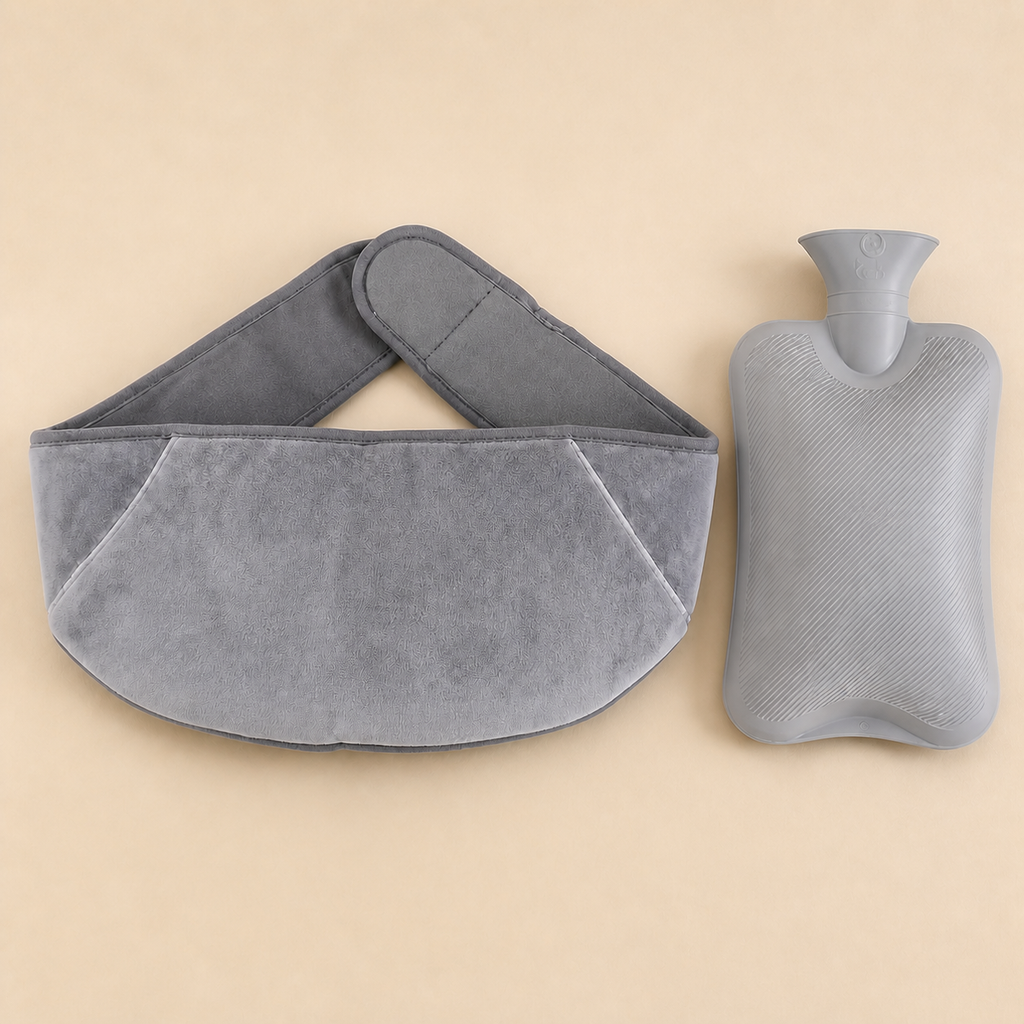 Bouillotte à housse enveloppante